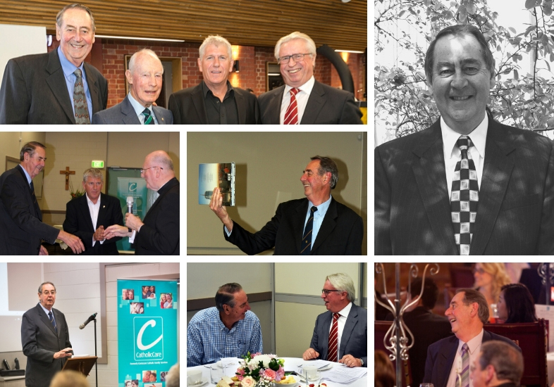 Collage of Frank Swan, former Chair of CatholicCare Board
